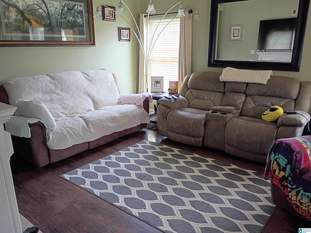 115 Clover St, Odenville, AL 35120 - living area with wood finished floors