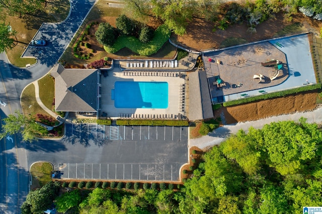 4728 Red Leaf Cir, Hoover, AL 35226 - drone / aerial view of a pool
