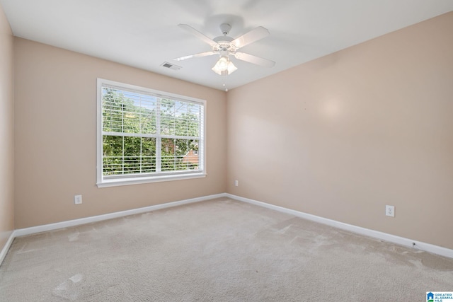 538 Forest Lakes Dr, Sterrett, AL 35147 - spare room featuring baseboards and light carpet
