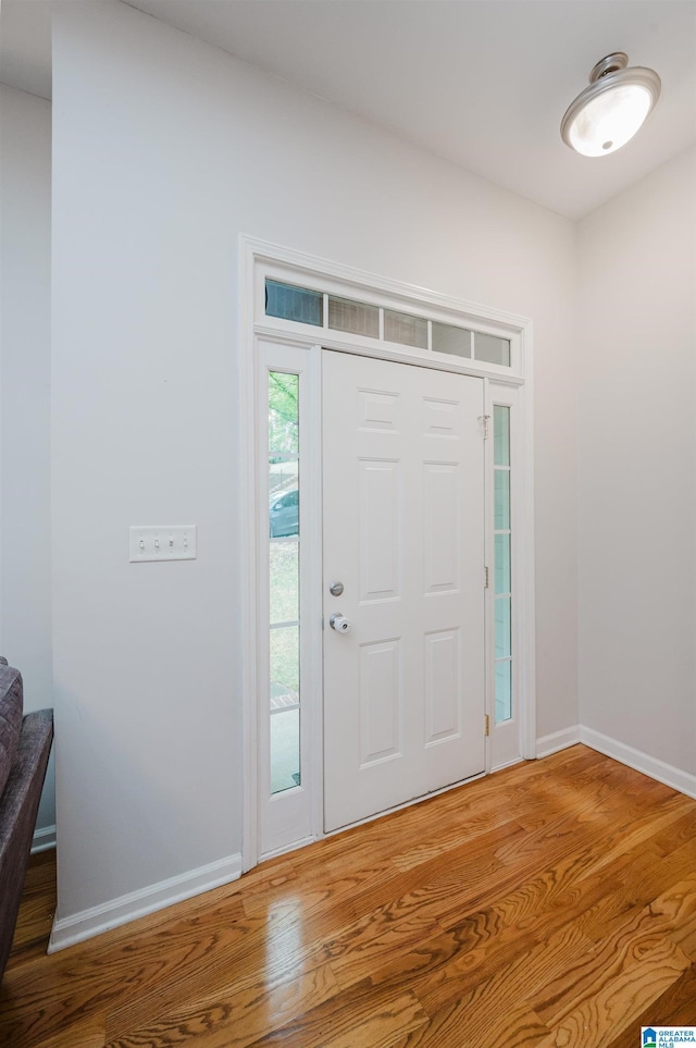 2246 Clairmont Dr, Leeds, AL 35094 - foyer with wood finished floors and baseboards