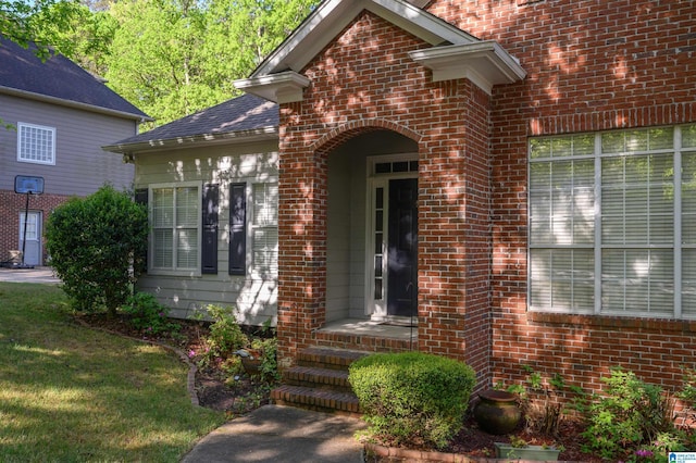 2246 Clairmont Dr, Leeds, AL 35094 - doorway to property featuring brick siding
