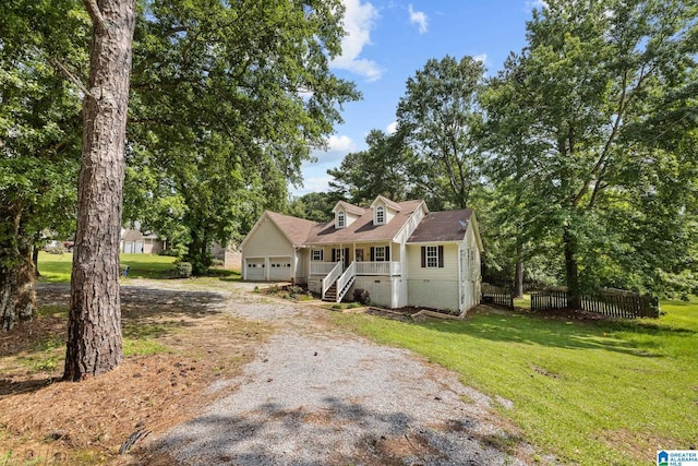 6415 Mays Bend Rd, Pell City, AL 35128 - new england style home with driveway and an attached garage