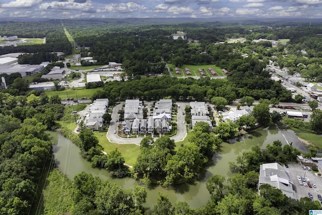 145 Lake Davidson Ln, Helena, AL 35080 - drone / aerial view of a heavily wooded area and a large body of water