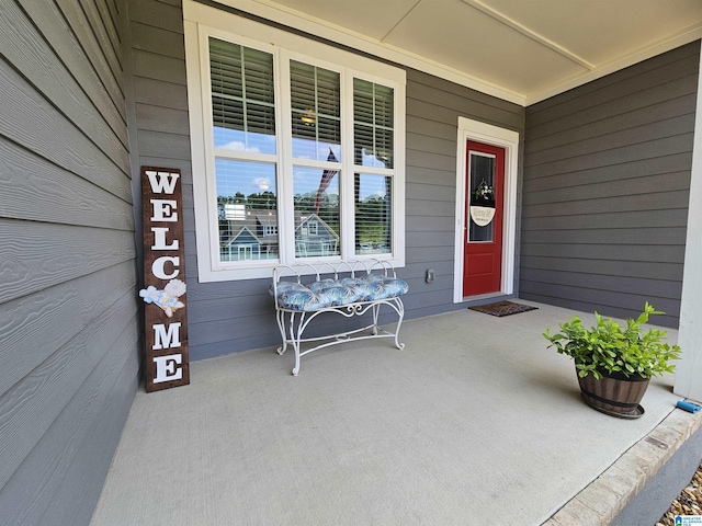 345 Easonville Park Dr, Cropwell, AL 35054 - property entrance with covered porch