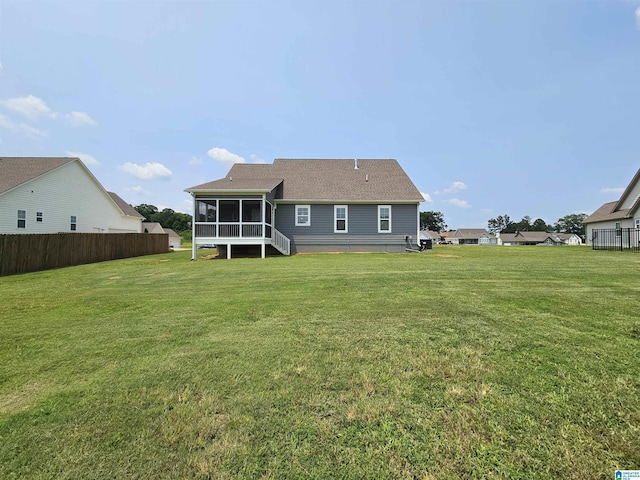 345 Easonville Park Dr, Cropwell, AL 35054 - back of property featuring a sunroom