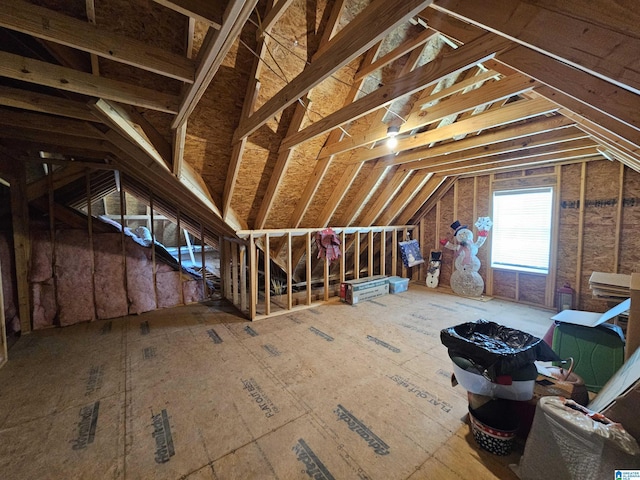 345 Easonville Park Dr, Cropwell, AL 35054 - view of unfinished attic