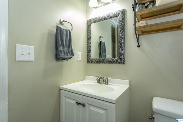 209 Meadowgreen Dr, Montevallo, AL 35115 - half bathroom with vanity and toilet
