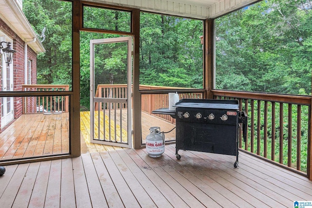 7805 Rock Creek Cir, Bessemer, AL 35023 - view of wooden deck