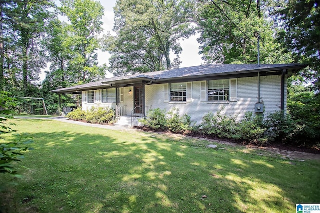3501 Pineland Dr, Birmingham, AL 35243 - view of front of property featuring brick siding and a front lawn