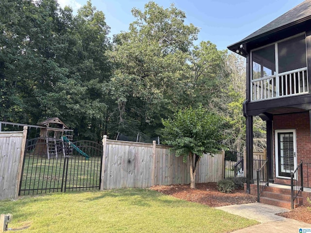 2032 Forest Meadows Cir, Birmingham, AL 35242 - view of yard with a playground
