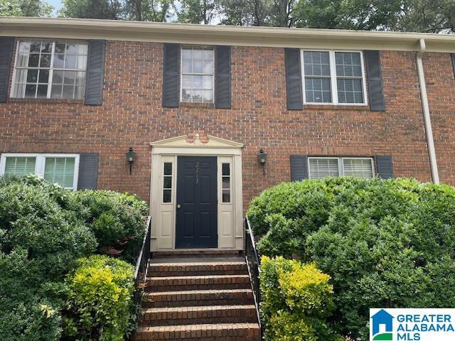 2213 Montreat Cir Unit D, Vestavia Hills, AL 35216 - view of front facade with brick siding