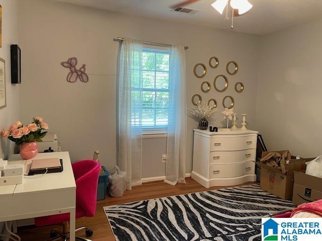 2213 Montreat Cir Unit D, Vestavia Hills, AL 35216 - bedroom with wood finished floors and baseboards