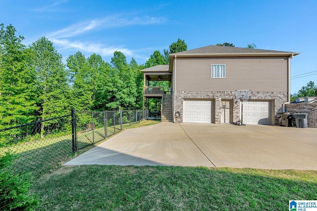 2597 Blake Way, Warrior, AL 35180 - view of property exterior featuring a garage and driveway
