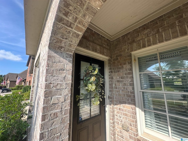1013 Edgewater Ln, Chelsea, AL 35043 - property entrance featuring brick siding and a porch