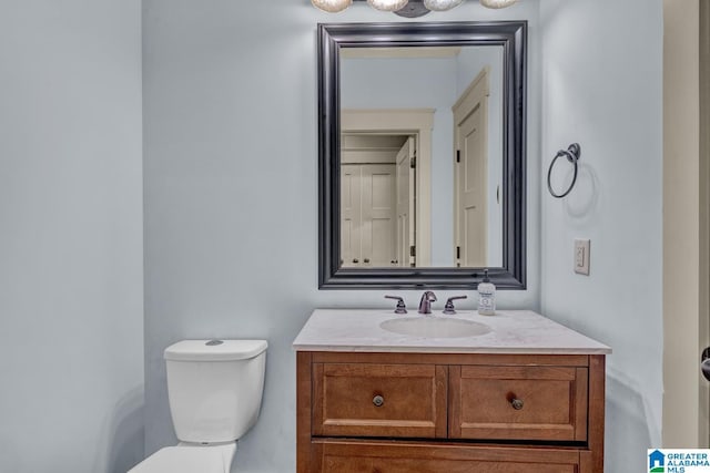 101 N Lake Dr, Hoover, AL 35242 - bathroom featuring vanity and toilet