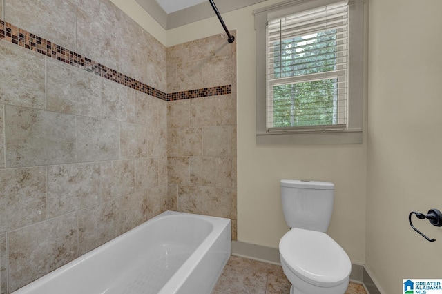101 N Lake Dr, Hoover, AL 35242 - bathroom with tub / shower combination and tile patterned flooring