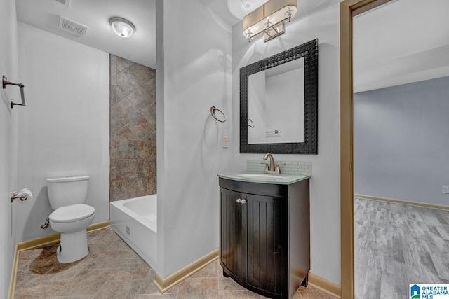 101 N Lake Dr, Hoover, AL 35242 - bathroom with vanity and shower / tub combination