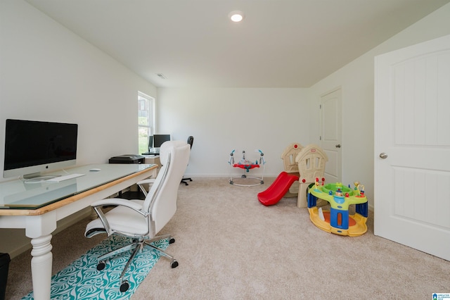 1063 Timberline Rdg, Calera, AL 35040 - office space featuring carpet floors, recessed lighting, and baseboards