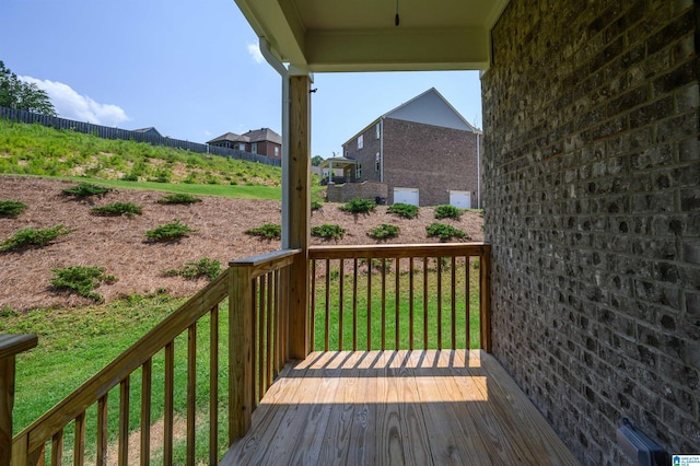 1063 Timberline Rdg, Calera, AL 35040 - view of wooden deck