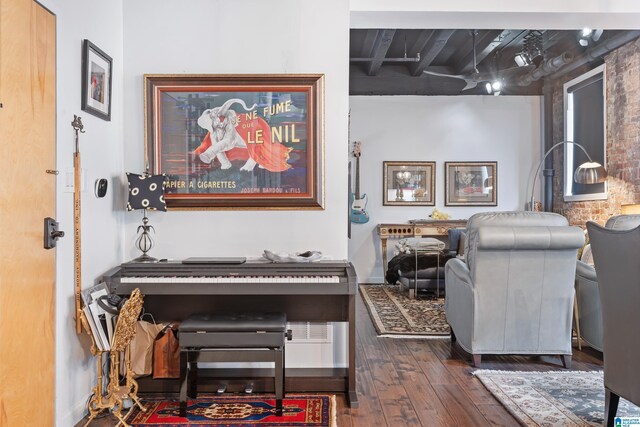 2201 1st Ave N Unit 300-C, Birmingham, AL 35203 - sitting room with wood-type flooring