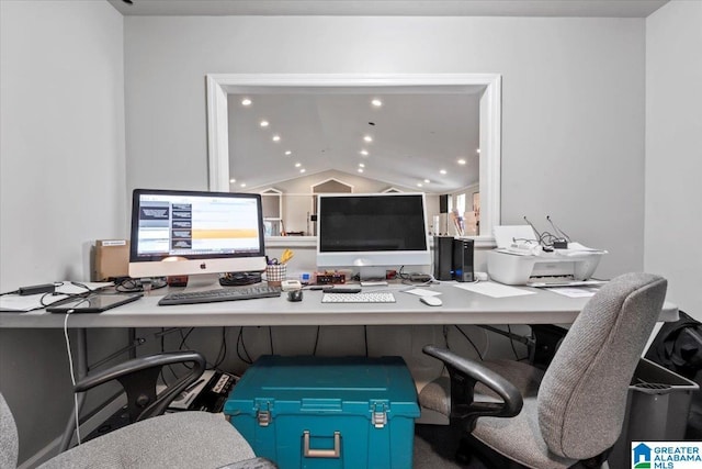 117 Trafford Rd, Warrior, AL 35180 - office space featuring lofted ceiling and recessed lighting