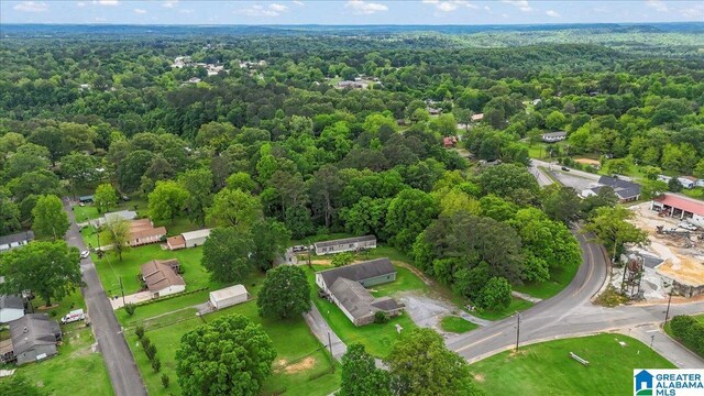 117 Trafford Rd, Warrior, AL 35180 - aerial view of a heavily wooded area