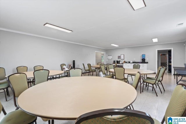 117 Trafford Rd, Warrior, AL 35180 - dining area featuring ornamental molding
