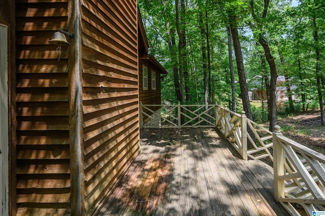 3321 Shetland Trce, Birmingham, AL 35242 - wooden terrace with view of scattered trees