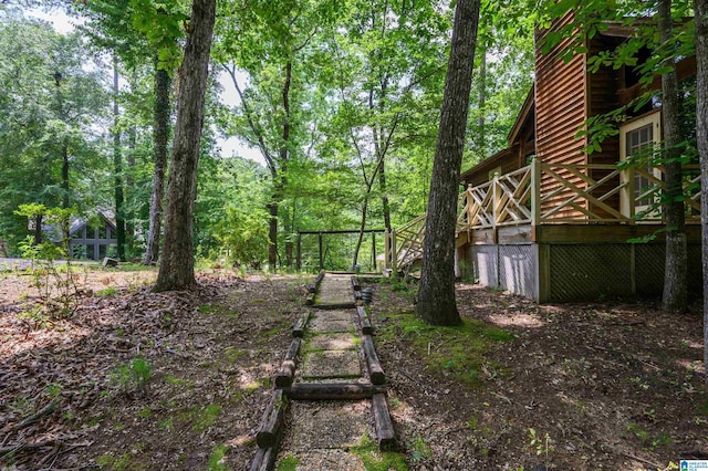 3321 Shetland Trce, Birmingham, AL 35242 - view of yard featuring a wooden deck