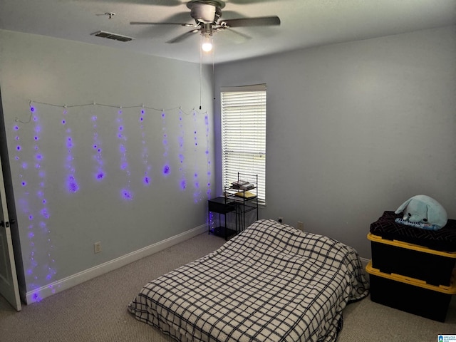 312 Riverhaven Pl Unit 312, Hoover, AL 35244 - bedroom with carpet floors, baseboards, and ceiling fan