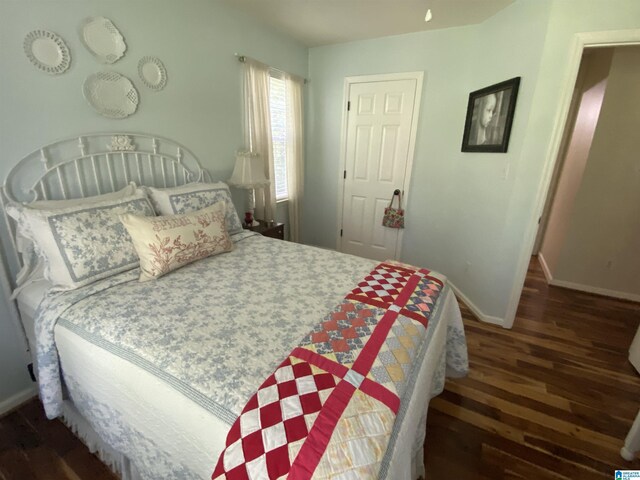 13634 Lisa Dr, Lake View, AL 35111 - bedroom with wood finished floors and baseboards