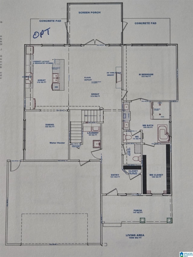 9232 Meeting St, Pell City, AL 35128 - floor plan / room layout