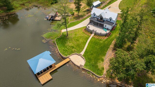 1165 Cedar Creek Dr, Sylacauga, AL 35151 - view from above of property with a large body of water