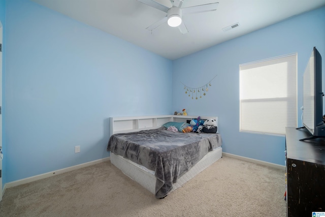 154 Halifax Ln, Chelsea, AL 35043 - bedroom featuring carpet flooring, baseboards, and ceiling fan