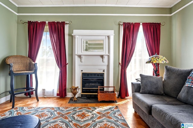 580 3rd St SW, Ashland, AL 36251 - living room with plenty of natural light and ornamental molding