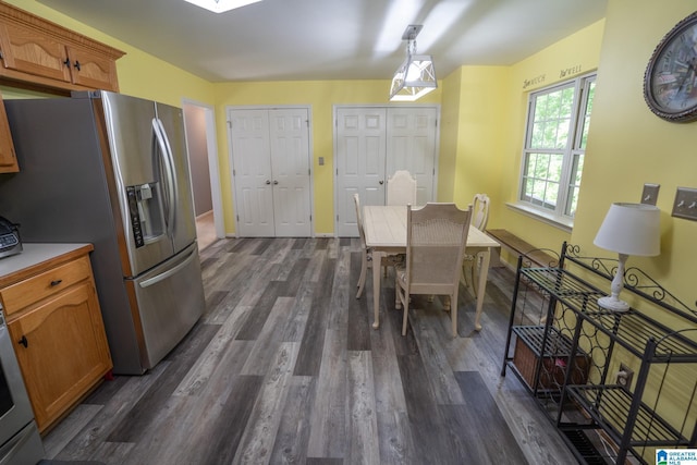 13339 Sylvia Dr, Lake View, AL 35111 - dining room with dark wood-type flooring and baseboards