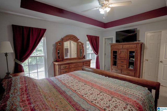 13339 Sylvia Dr, Lake View, AL 35111 - bedroom with ceiling fan and carpet floors