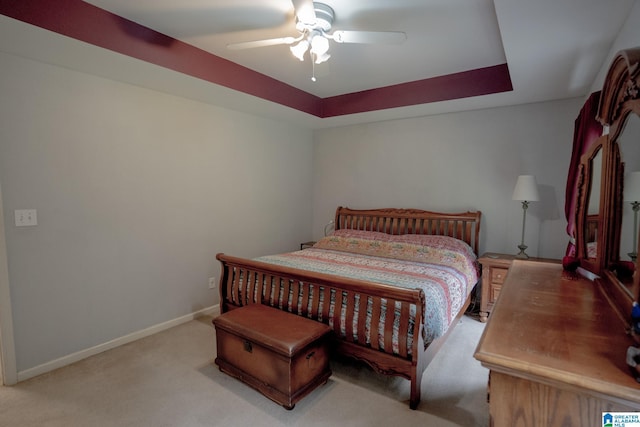 13339 Sylvia Dr, Lake View, AL 35111 - carpeted bedroom featuring baseboards and a ceiling fan