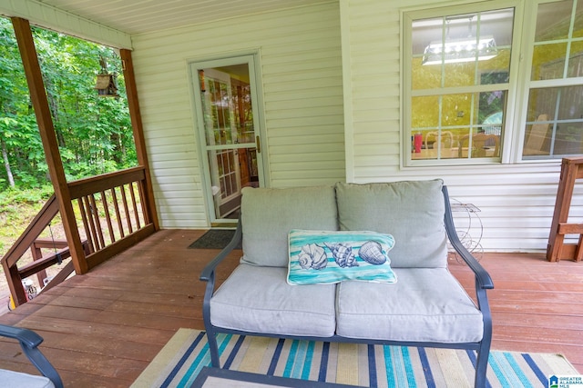 13339 Sylvia Dr, Lake View, AL 35111 - view of wooden deck