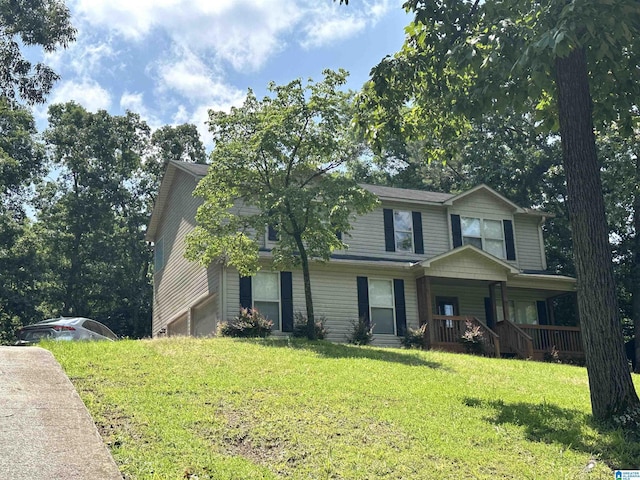 21131 Delmar Dr, Lake View, AL 35111 - view of front of home with a front yard and a porch
