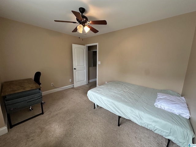 21131 Delmar Dr, Lake View, AL 35111 - bedroom with carpet floors and a ceiling fan