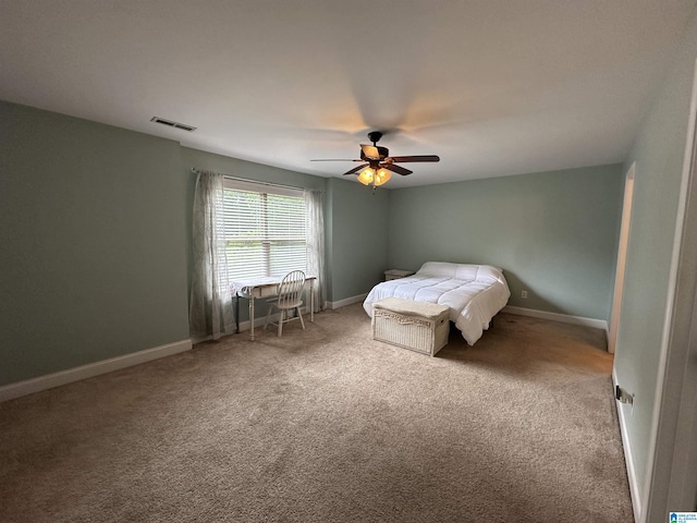 21131 Delmar Dr, Lake View, AL 35111 - bedroom featuring carpet and ceiling fan
