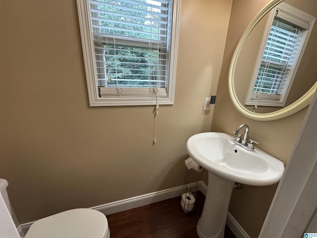 21131 Delmar Dr, Lake View, AL 35111 - bathroom with baseboards and wood finished floors