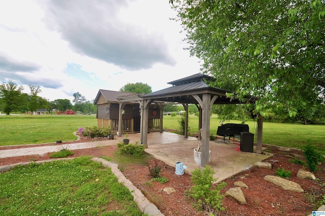 159 Williams Rd, Cullman, AL 35057 - view of patio with a gazebo