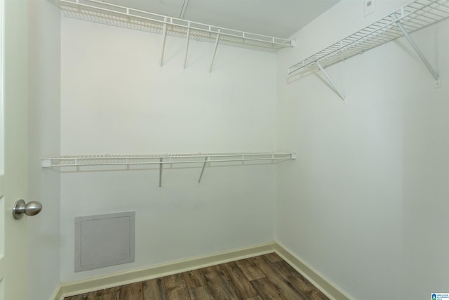 401 20th St S Unit 322, Birmingham, AL 35233 - walk in closet with dark wood-style floors
