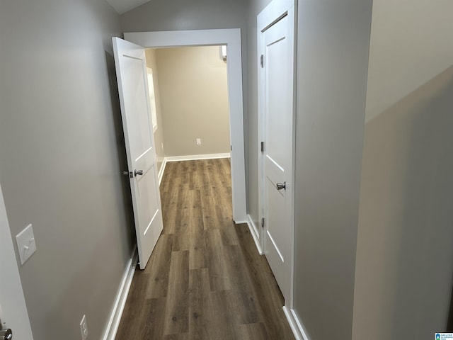 140 County Road 603, Hanceville, AL 35077 - corridor featuring dark wood-style floors and baseboards
