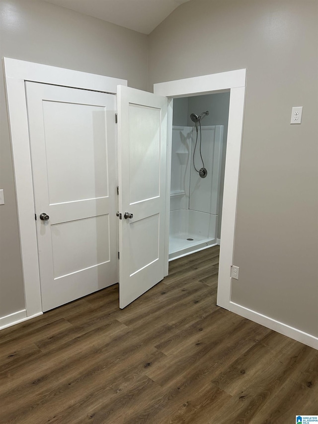 140 County Road 603, Hanceville, AL 35077 - hallway featuring dark wood-type flooring and baseboards
