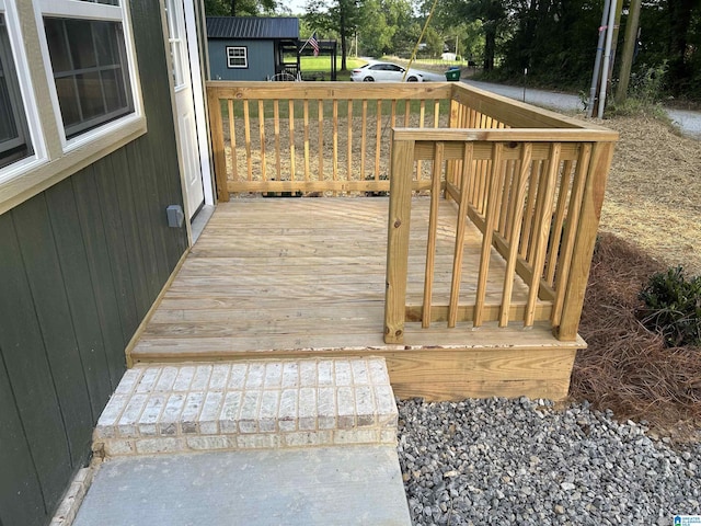 140 County Road 603, Hanceville, AL 35077 - view of wooden deck