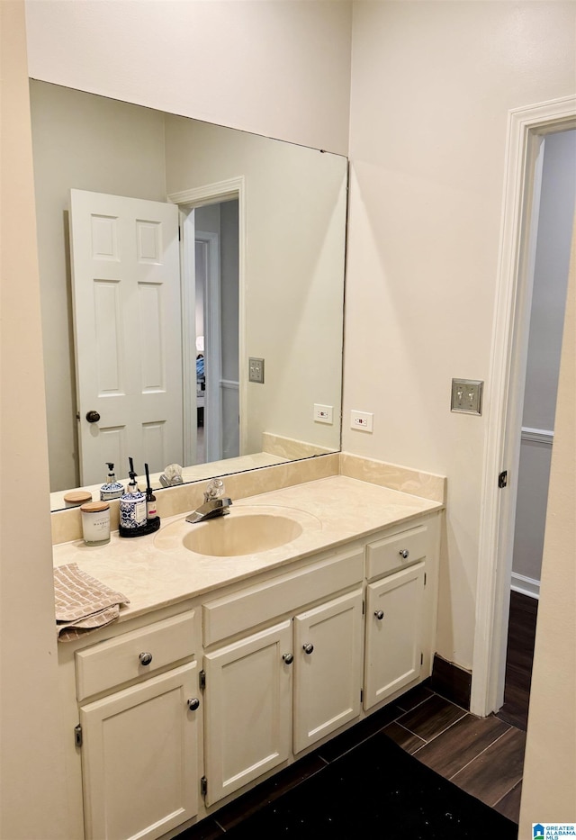 2004 Waterford Pl Unit 2004, Hoover, AL 35244 - bathroom featuring vanity and wood finished floors