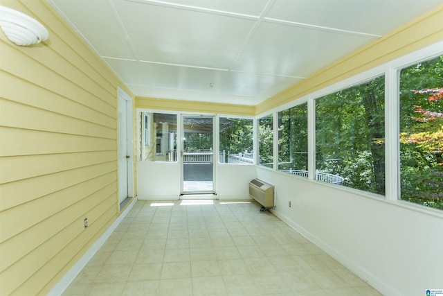 2940 Coatbridge Ln, Birmingham, AL 35242 - unfurnished sunroom with a wall unit AC